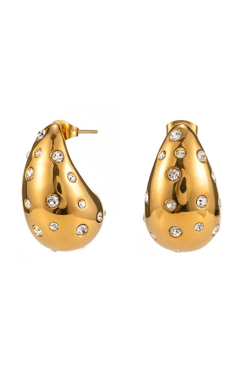 Luxe Teardrop Studs