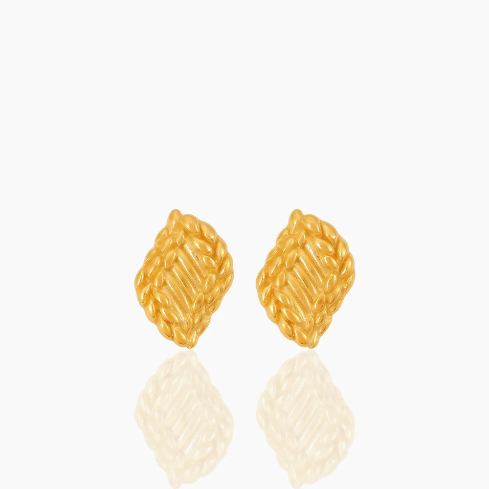 Linear Weave Luxe Earrings