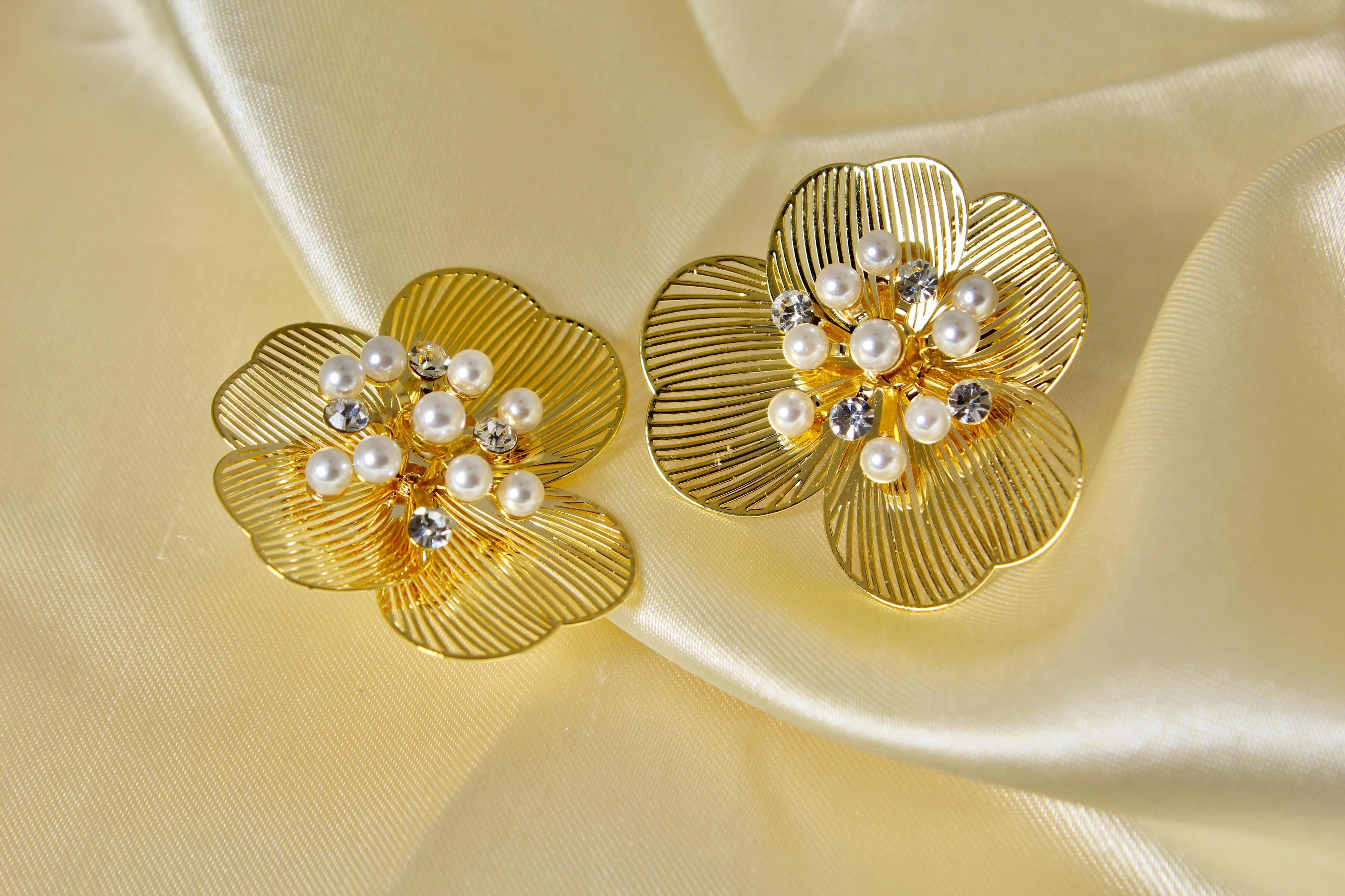 Blair Golden Bloom Studs