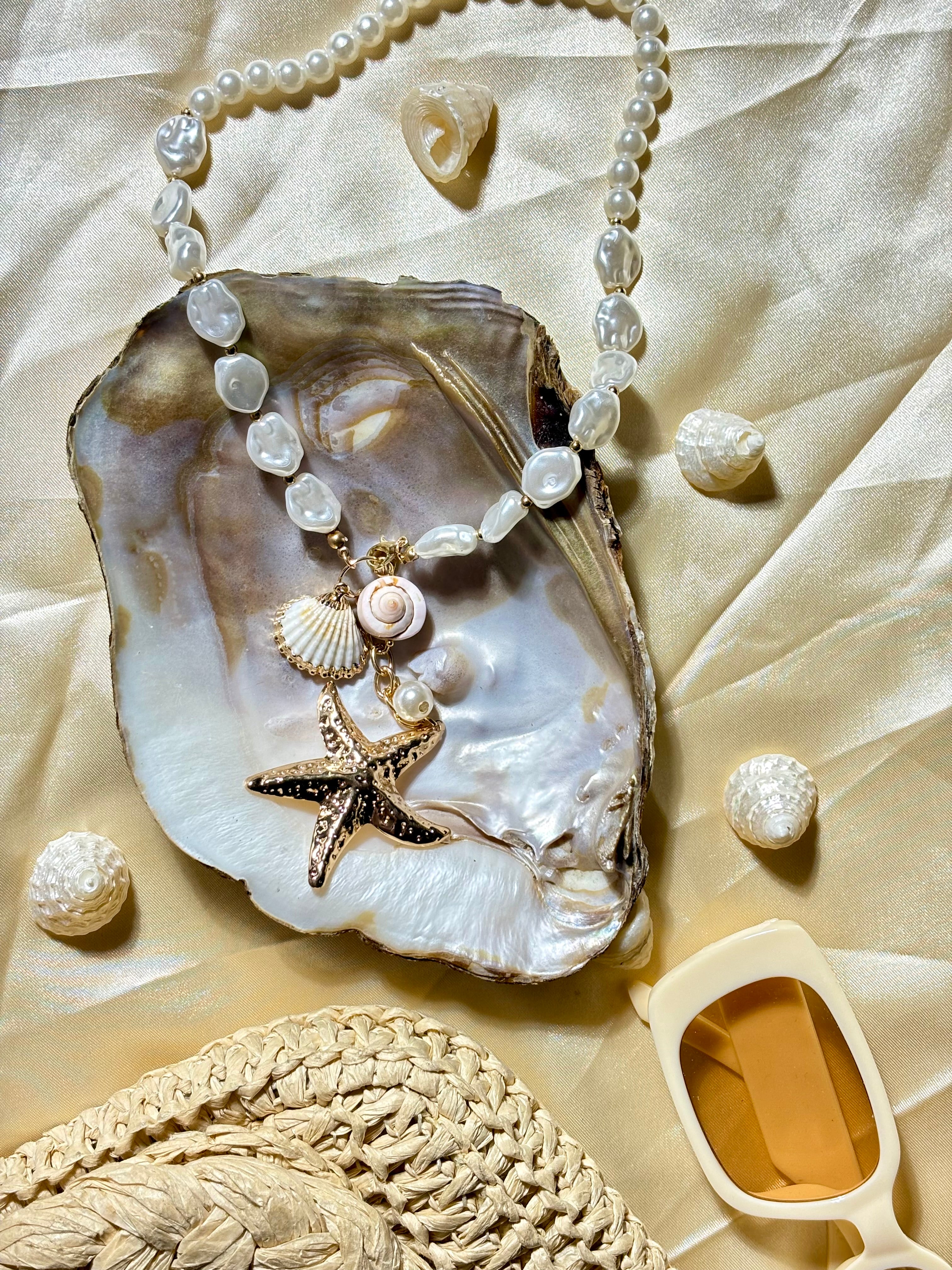 Ocean Star Pearl Necklace