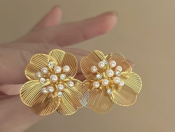 Blair Golden Bloom Studs