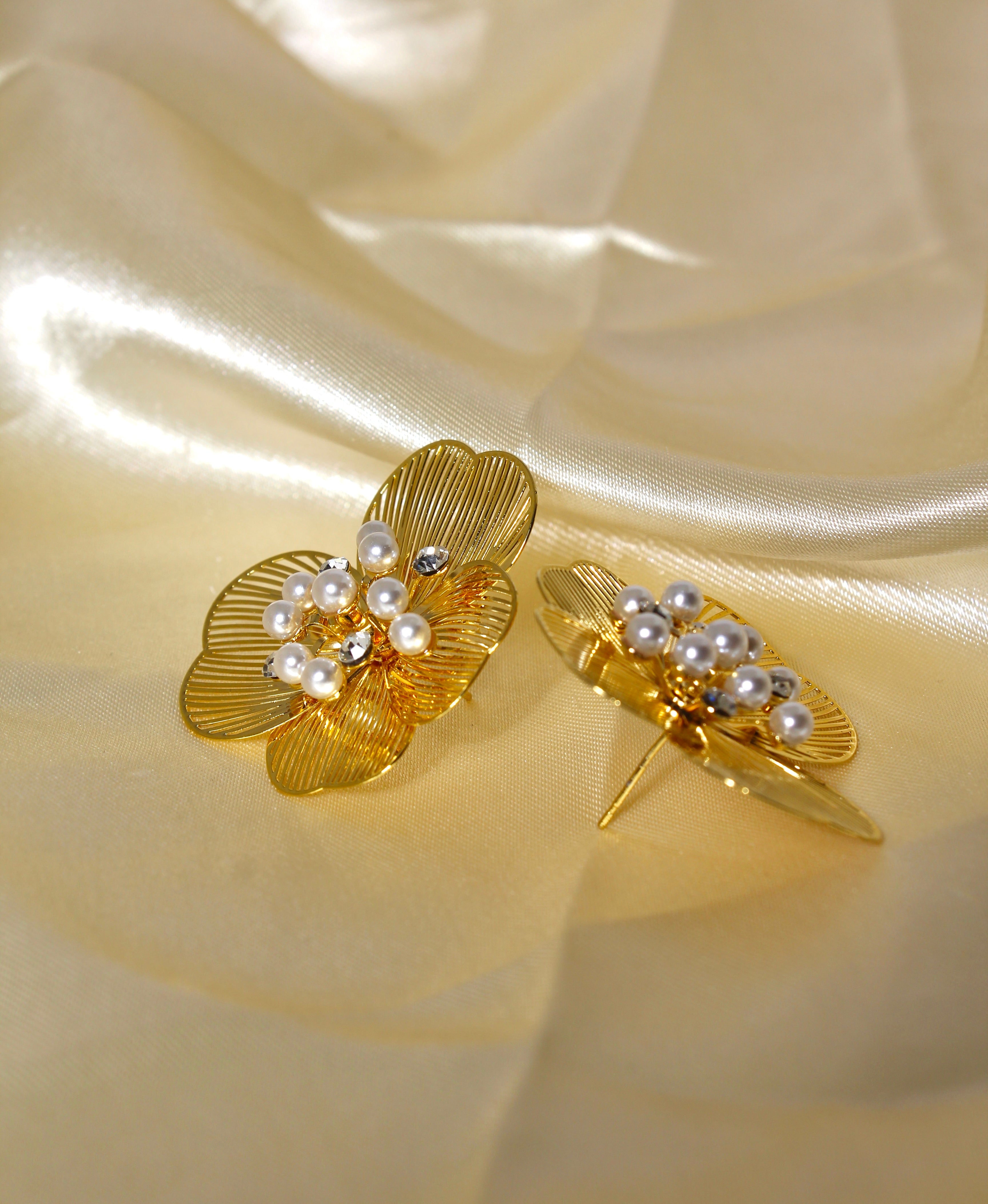 Blair Golden Bloom Studs