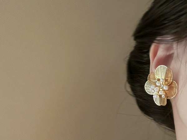 Blair Golden Bloom Studs