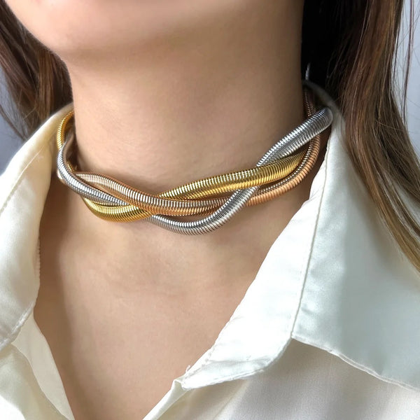 Three Shades of Chic Choker