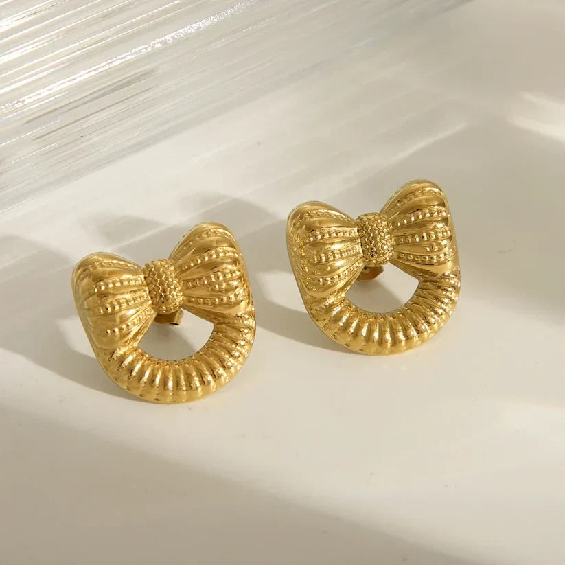 Playful Bow Studs